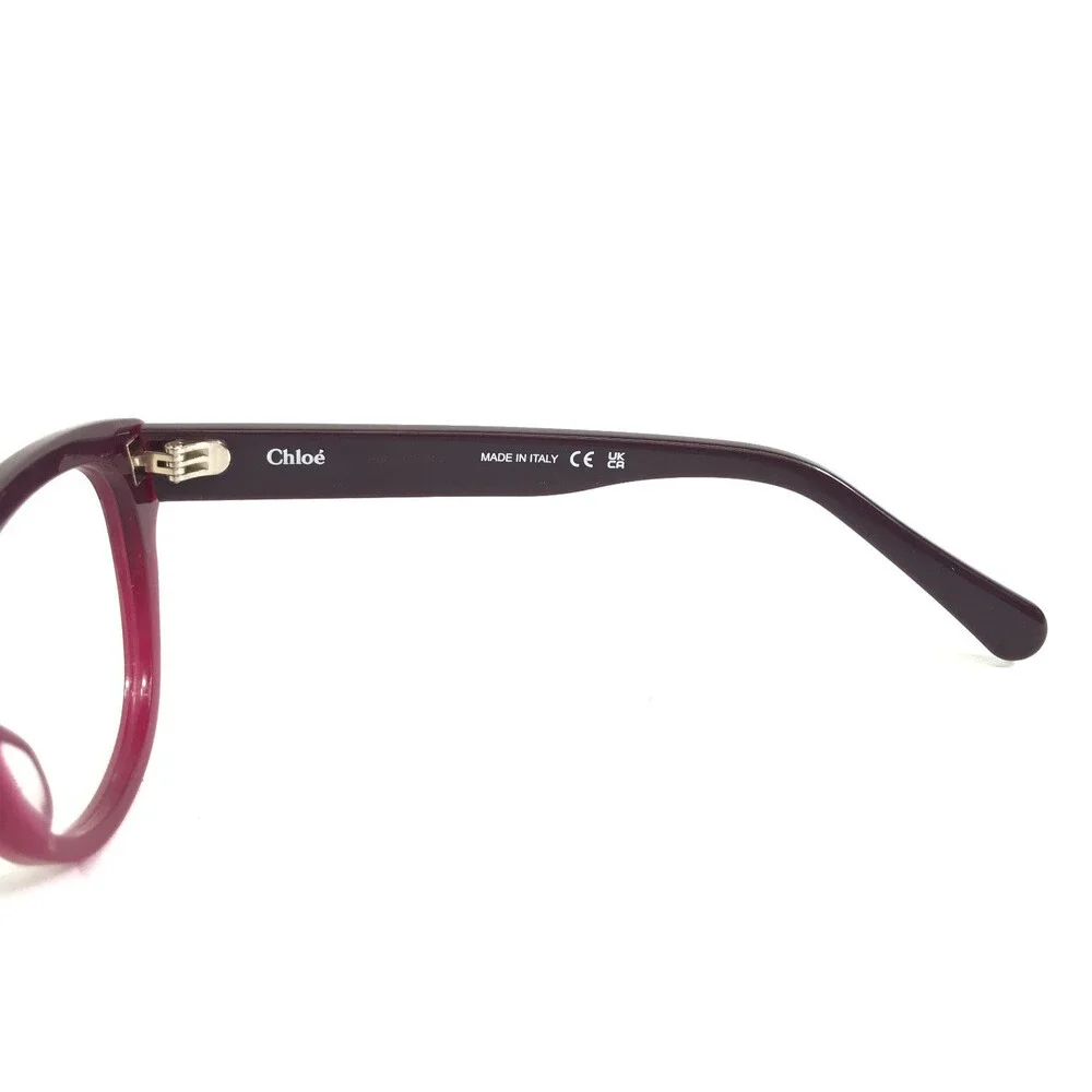 Chloe Eyeglasses Frames CH0243O 003 Gradient Purple Cat Eye Full Rim 51-17-140